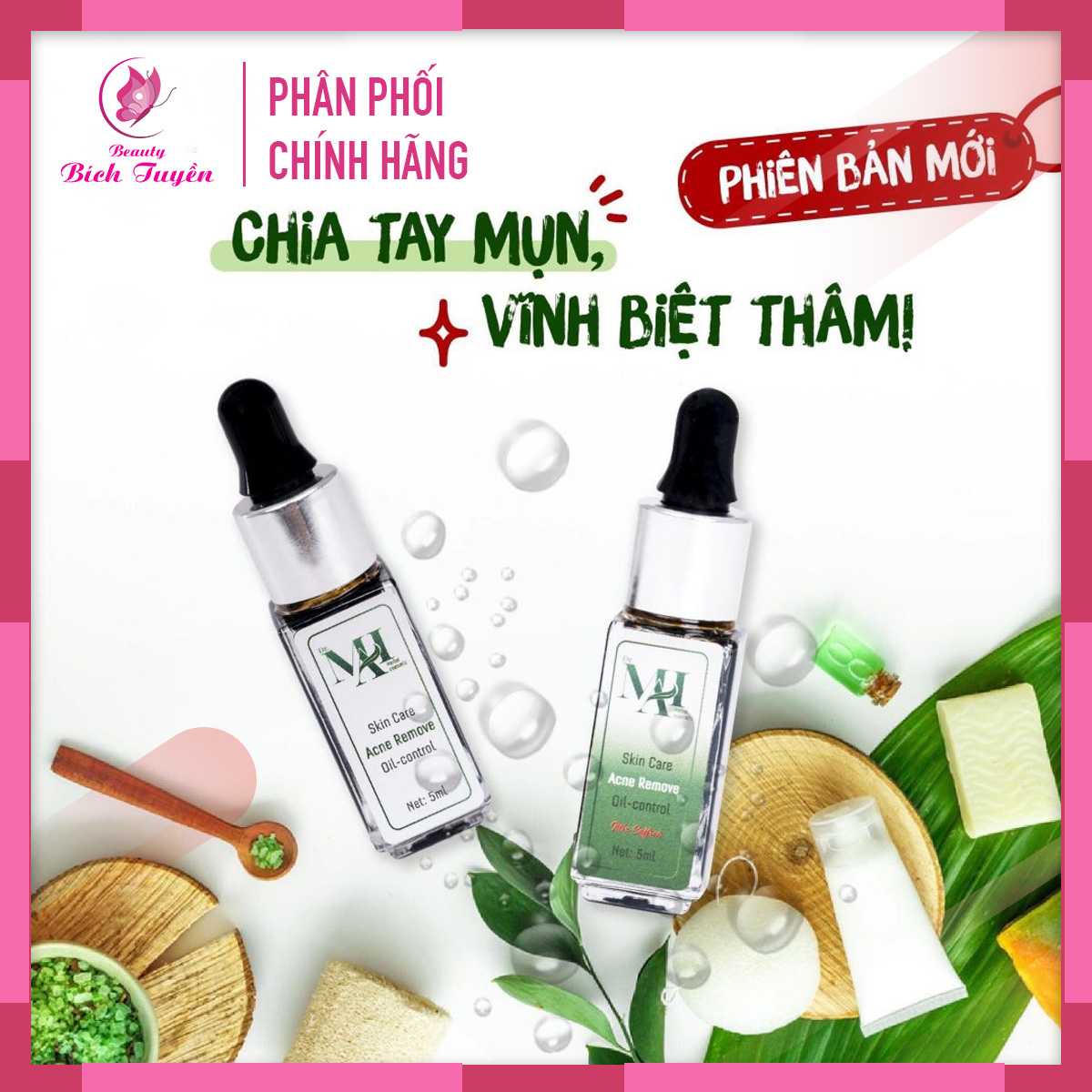 Serum Mụn Thảo Mộc DRMAI Giảm Thâm Mụn