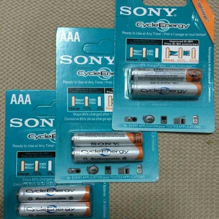 PIN SAC SONY 3A - VĨ 2 VIÊN - DIY146