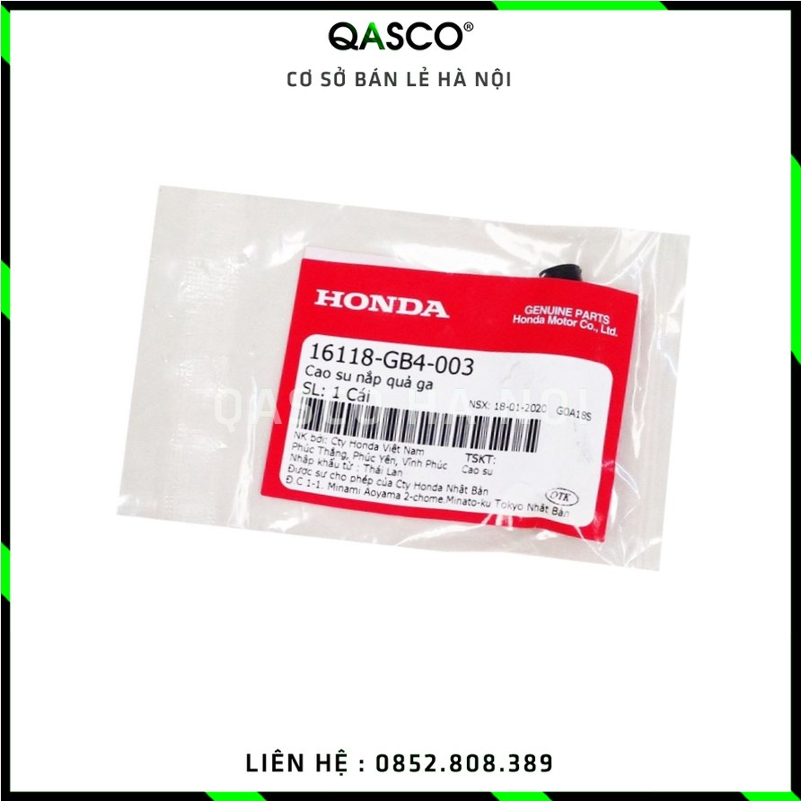 Cao su nắp quả ga HONDA DREAM / WAVE / FUTURE (16118GB4003) QASCO