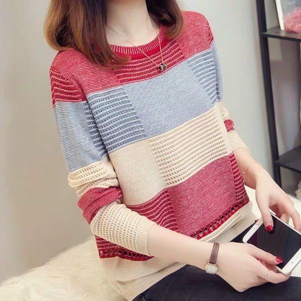 AO LEN NỮ PHỐI MÀU