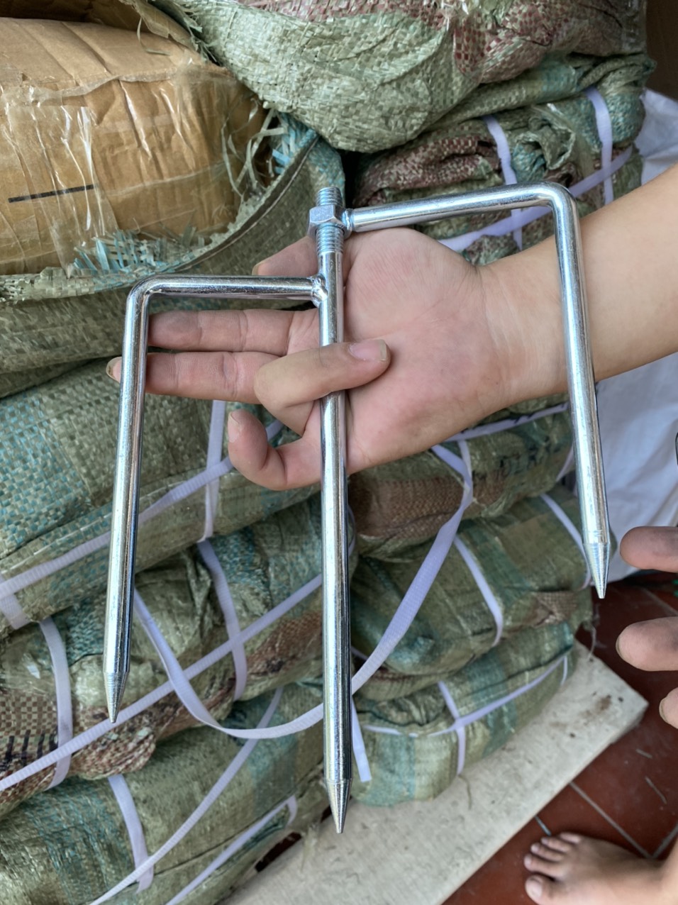 Chân cắm ô tiện lợi ô câu cá
