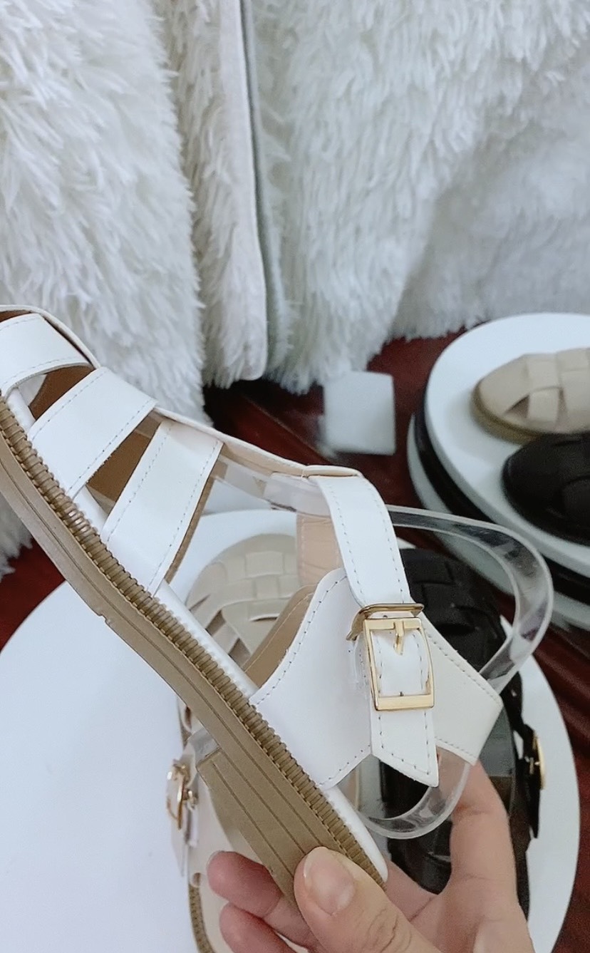 Hàng có sẵn: Giày sandal rọ đan dây form chuẩn 3 màu( chiến binh đế răng cưa)