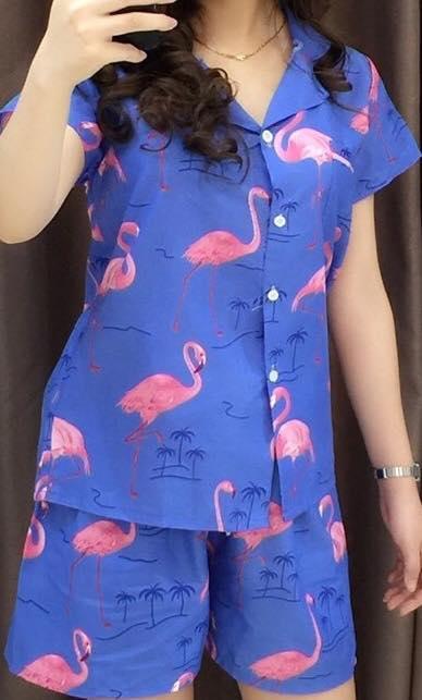 [HCM]Đồ bộ ngắn mặc nhà (free size 40-55kg)