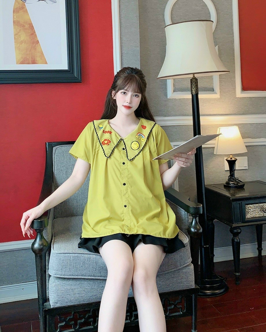 [FREESHIPMAX] Áo Bầu thời trang công sở dài tay tiểu thư xinh xắn- A57