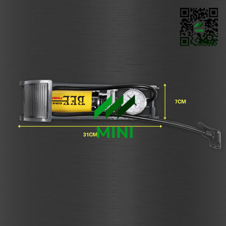 Bơm hơi (Ống bơm) BEE FP0902A đạp chân 1 xi lanh