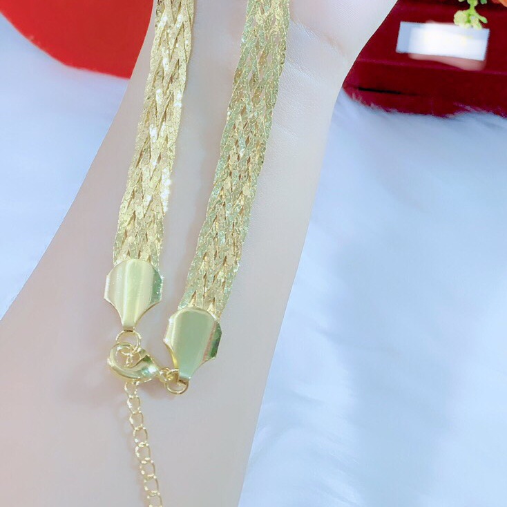 Dây chuyền bính mạ vàng 18 kiểu mới