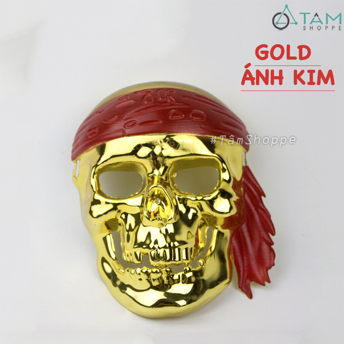 [HCM]Mặt Nạ Cướp Biển Đầu Lâu Nhựa Giả Đồng Hlw-Mn-25 - Ẻtyulkjhgfdsrtyujkl