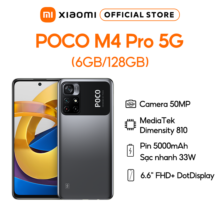 Điện Thoại POCO M4 PRO 5G 6GB l 128GB - Hàng Chính Hãng