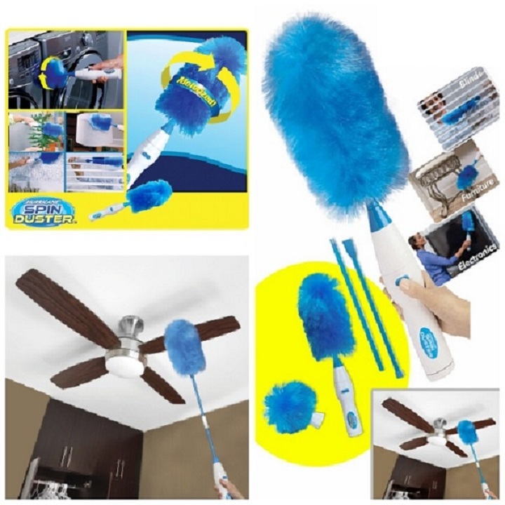 CHỔI ĐIỆN TÍCH ĐIỆN QUÉT BỤI THÔNG MINH SPIN DUSTER