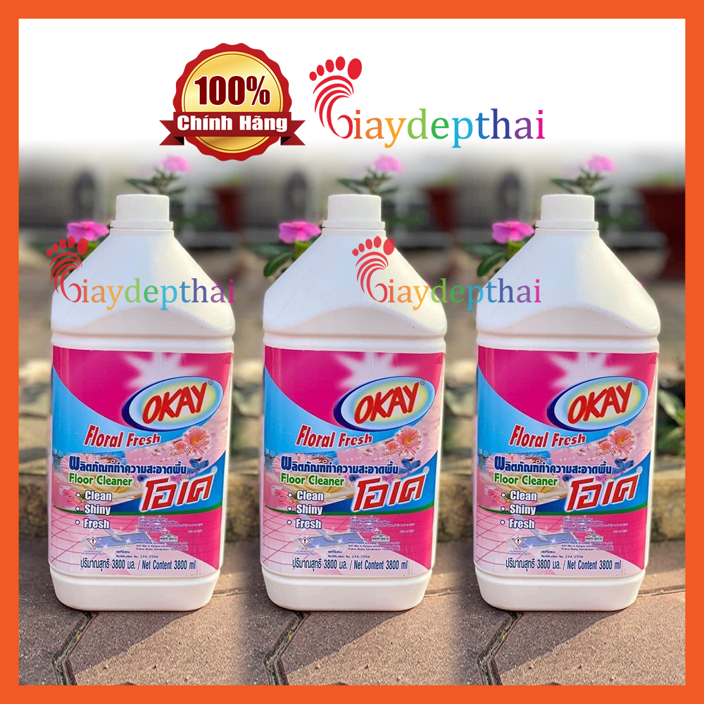 Nước lau sàn okay thái lan 3800ml