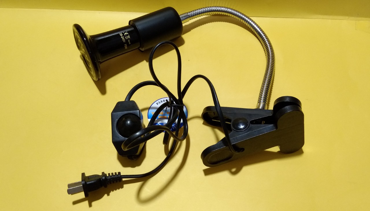 1 BỘ ĐÈN KẸP DÀI CAO CẤP VÀ BÓNG ĐÈN SƯỞI 75W-CÓ THỂ ĐIỀU CHỈNH ĐƯỢC NHIỆT ĐỘ