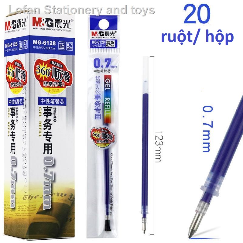 Hộp 20 ruột bút nước 0.7mm M&G - 6128