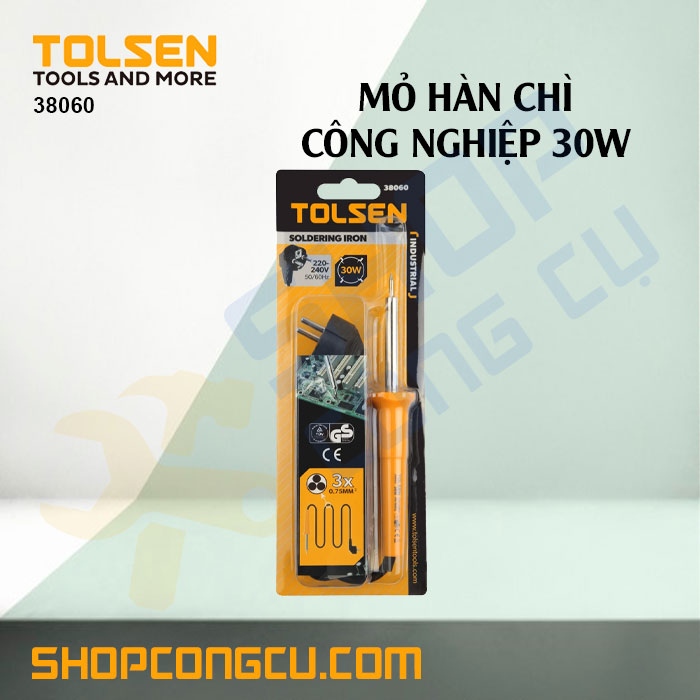 [HCM]Máy hàn chì công nghiệp 30w Tolsen 38060