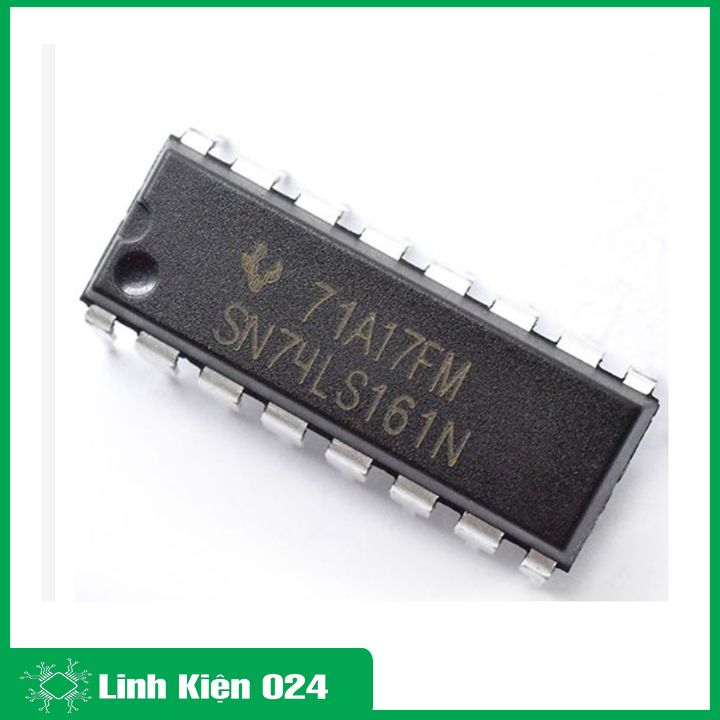 74LS161 DIP16 bộ đếm 4 bit đồng bộ