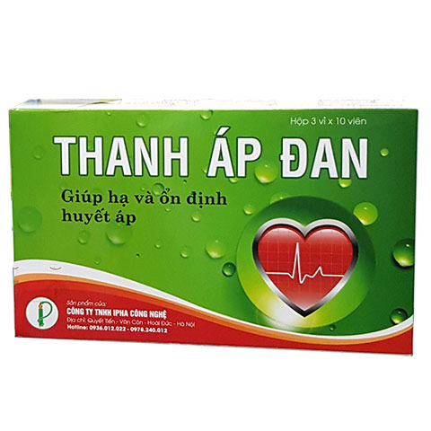 Thanh Áp Đan - Hỗ trợ giảm mỡ máu, giúp hạ và ổn định huyết áp