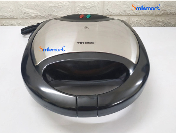 Máy kẹp bánh sandwich tiross ts513 - 3 vỉ nướng, bh chính hãng 12 tháng