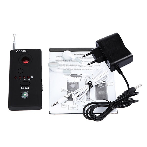 Máy phát hiện camera và máy ghi âm CC308+ cao cấp