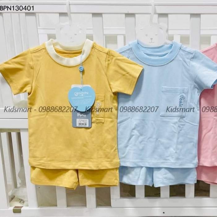 Bộ cộc tay kẻ Polo Bu, Bubaby 6m - 4Y