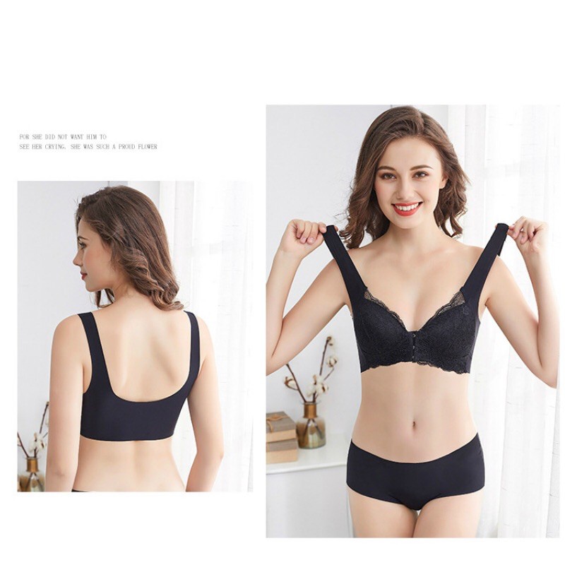Áo Ngực Móc Trước Lụa Băng (M-5XL)