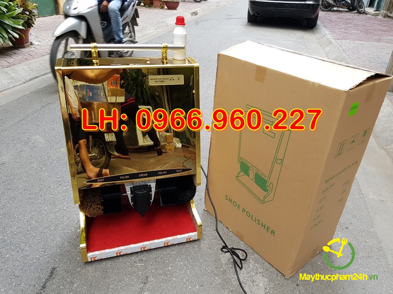 Dụng cụ vệ sinh giày da, đánh giày tự động  cảm biến