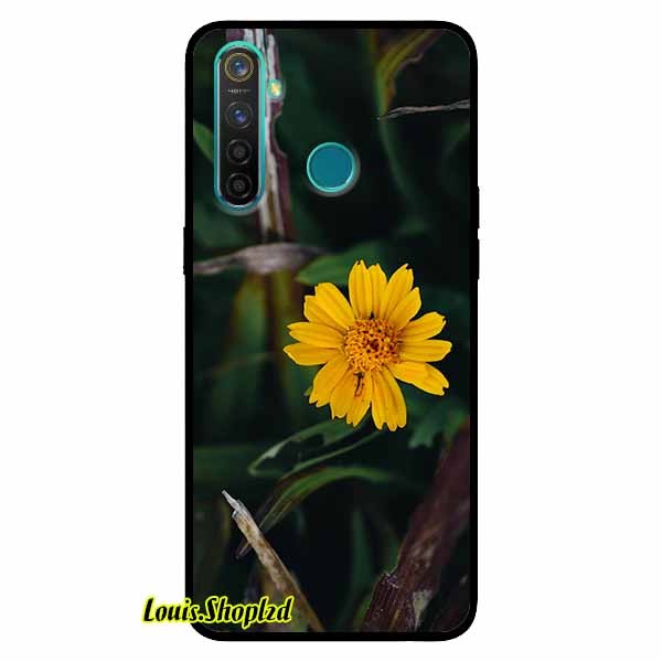 Ốp lưng dành cho realme 5 pro - realme q - cúc vàng mờ ảo