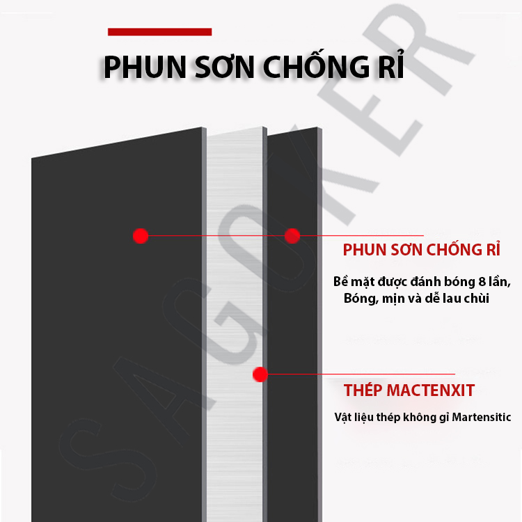 Bộ dao làm bếp 5 món BUCK-I