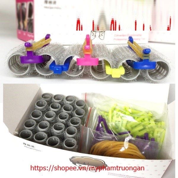 Set Lô Uốn Phồng Chân Tóc 3D 24 Cái