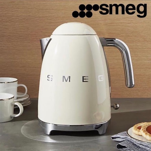 Ấm Siêu Tốc Smeg KLF03, Ấm Đun Nước Không Chỉnh Nhiệt, Bình Đun Nước Siêu Tốc, Smeg Electric Kettle, Công Suất 2400W, Dung tích 1.7L, Chất Liệu Thép Không Gỉ Bền Đẹp, Phong Cách Cổ Điển, Nhập Đức, Bảo Hành 12 Tháng