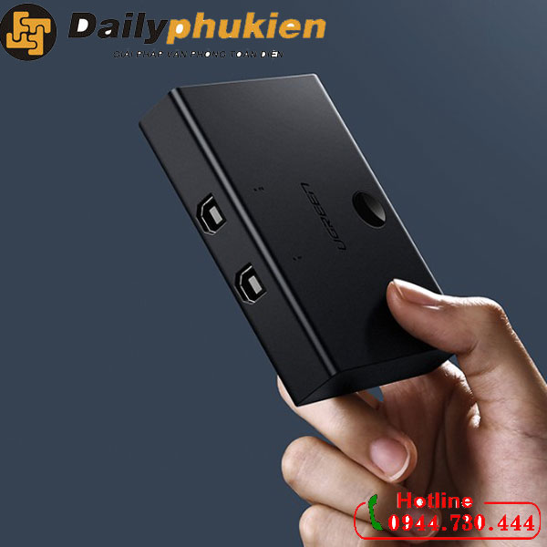 Bộ chia máy in 1 ra 2 cổng USB 2.0 Ugreen 30345