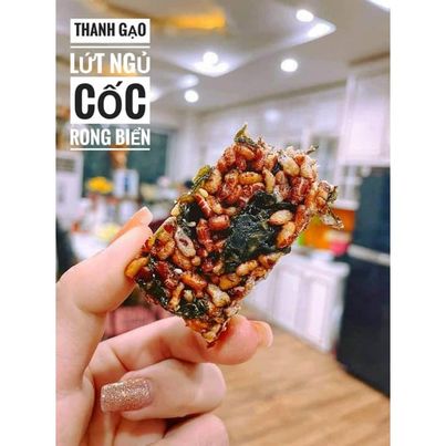 Thanh gạo lứt rong biển hạt - cực phẩm 500g