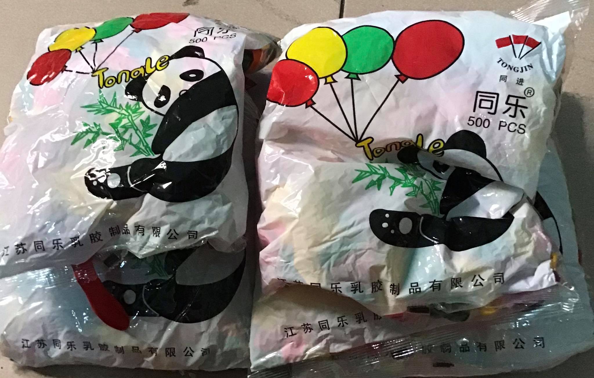 [HCM]combo 10 bịch bong bóng panda