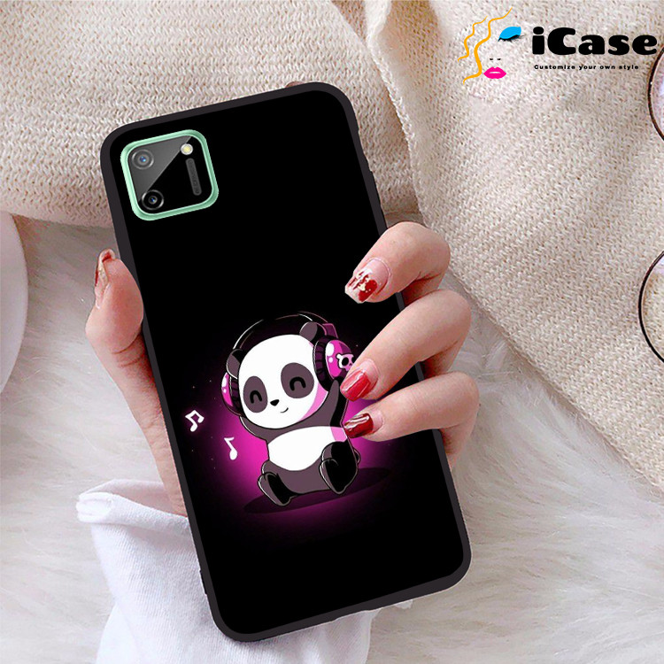 Ốp lưng Realme C11 viền dẻo TPU BST Panda