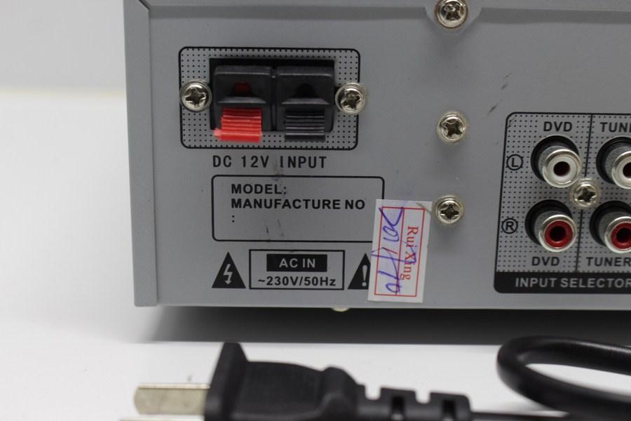 Amply WXF AV-368 12V/220V - Audio Blutooth KARAOKE