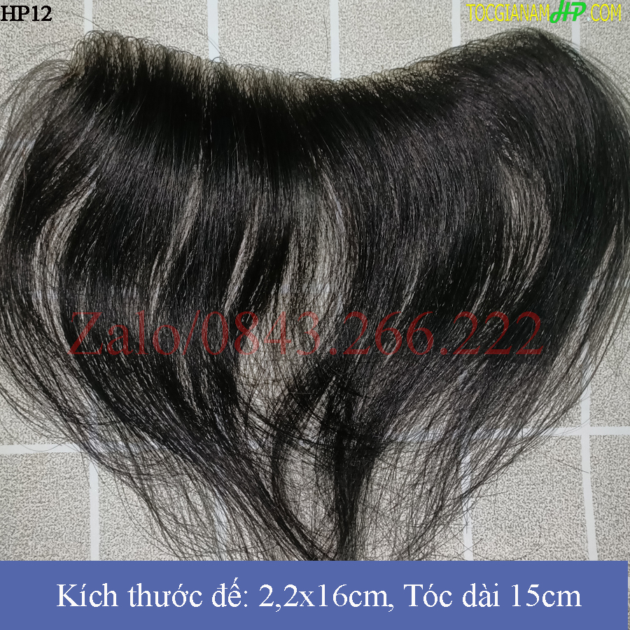 Tóc giả mái chữ M siêu da đầu che trán cao