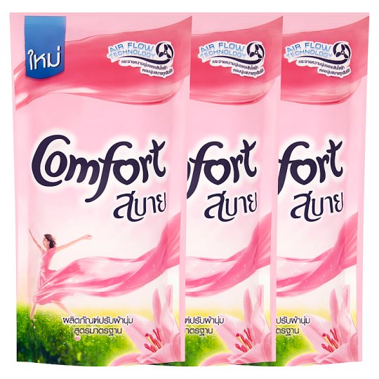 [HCM]Combo 3 bịch] Nước Xả Vải Comfort 580ML Thái Lan [MÀu Hồng]