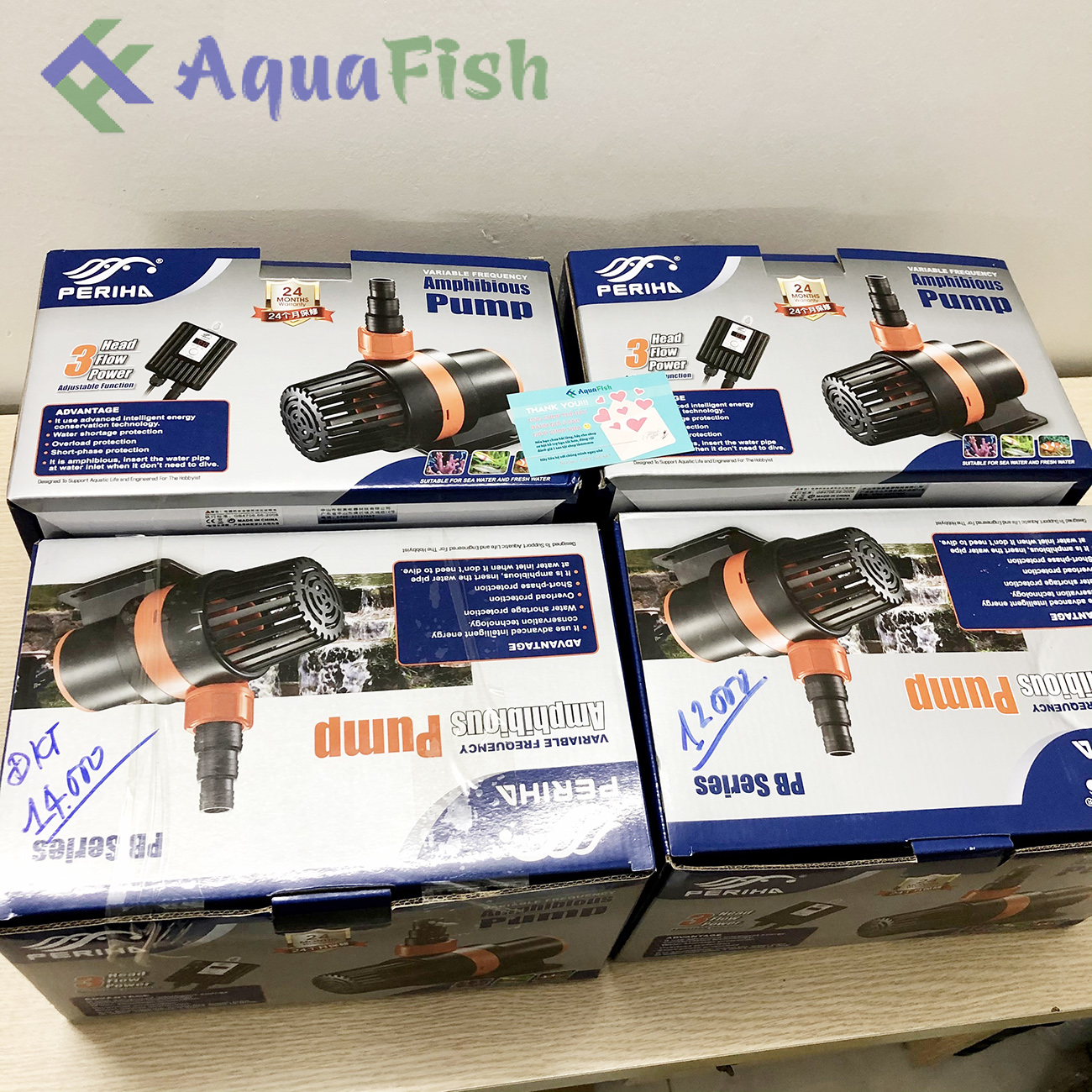 Máy Bơm Nước Periha PB 5000 - 25000 (máy bơm chìm hồ cá)