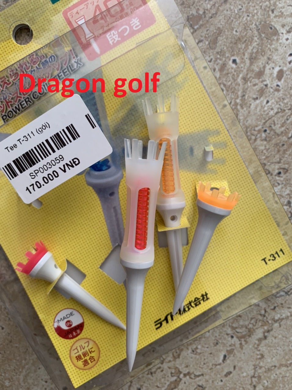 Tee golf  Tee lò xo Golf it  T-311  (tee phát bóng gôn)