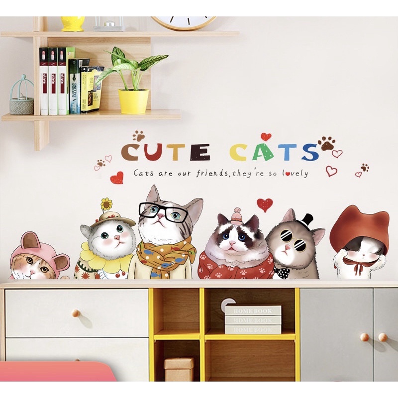 Decal dán tường đèn meo và đèn cây ( có bán lẻ rời 1 mẫu)
