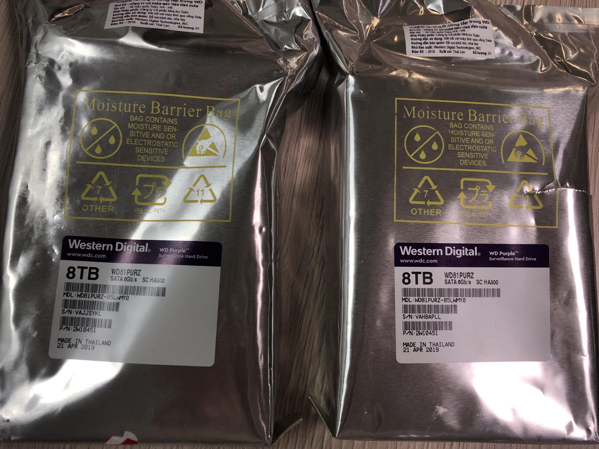Ổ cứng HDD 8TB Western Digital Purple