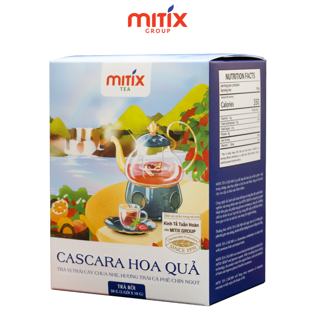 Mitix Tea Trà Cascara hoa quả hộp 50gr