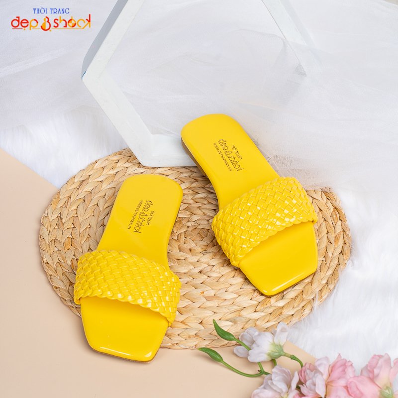 Dép nữ quai ngang đan bính big size