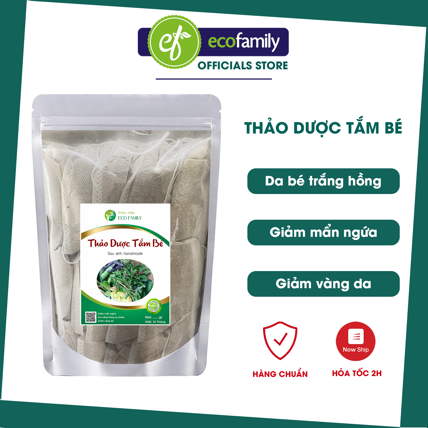 Lá tắm cho bé thảo mộc giúp mát da, ngừa rôm xảy