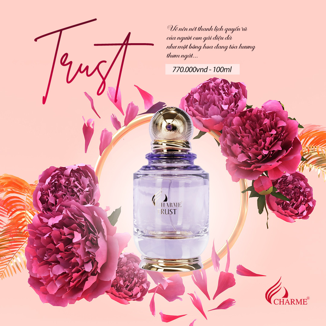 Nước hoa nữ chamme TRUST 100ML, 10ML, Cá tính, gợi cảm, quyến rũ, nổi bật và lôi cuốn.