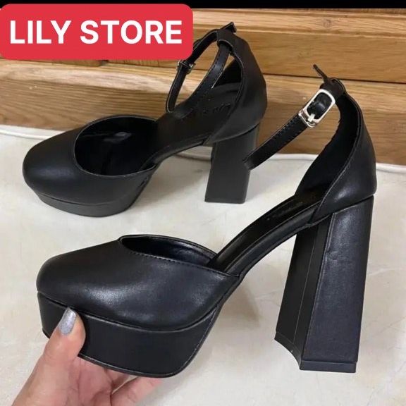 GIÀY SANDAL BÍT MŨI BÍT GÓT DA MÊM CAO 12CM SANG CHẢNH