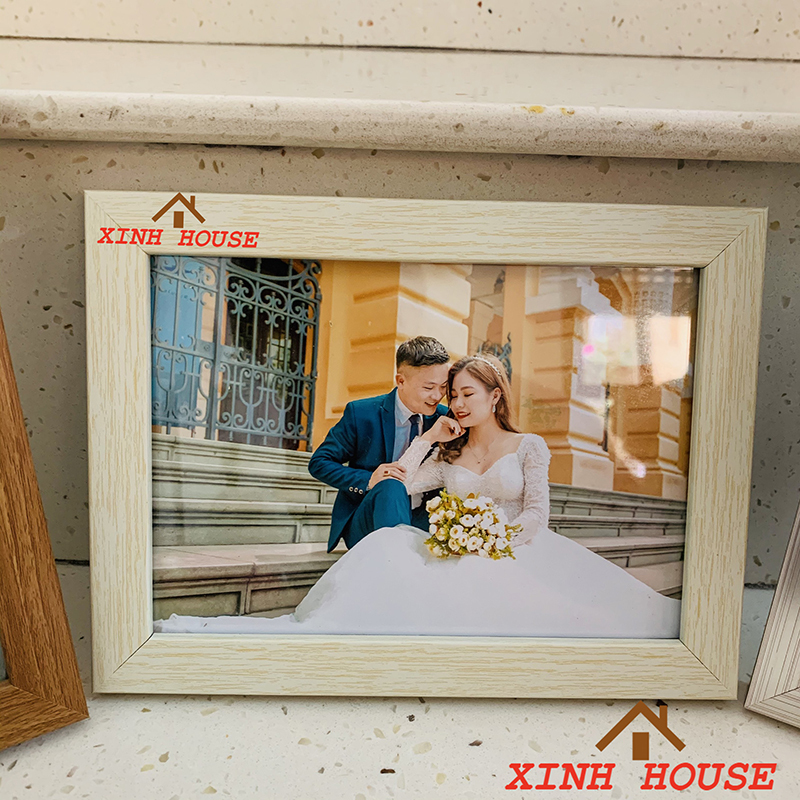 Khung ảnh cưới để bàn các cỡ 10x15, 13x18, 15x21 viền sang trọng