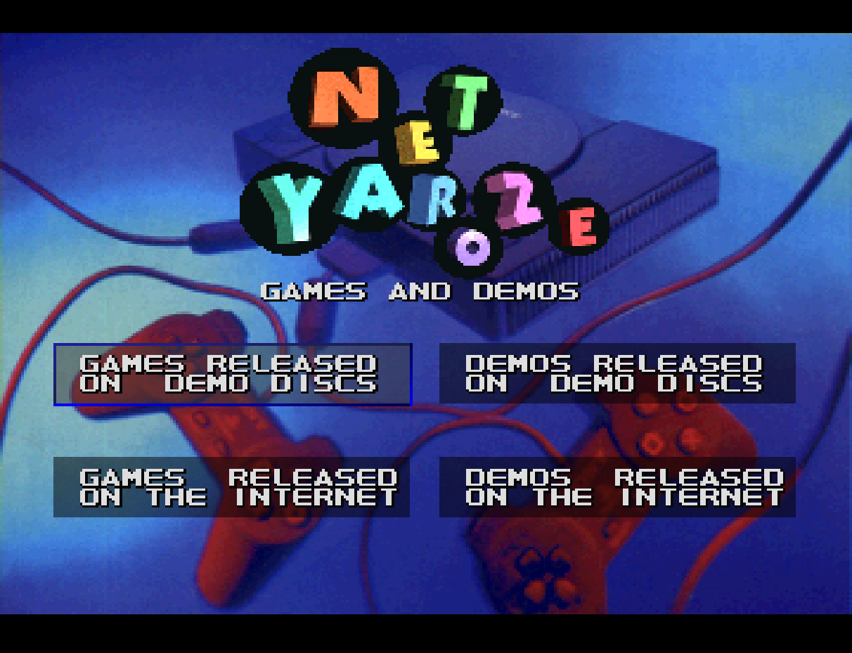 đĩa game ps1 net yaroze ( game ps1 gồm 83 game nhỏ trong 1 đĩa )