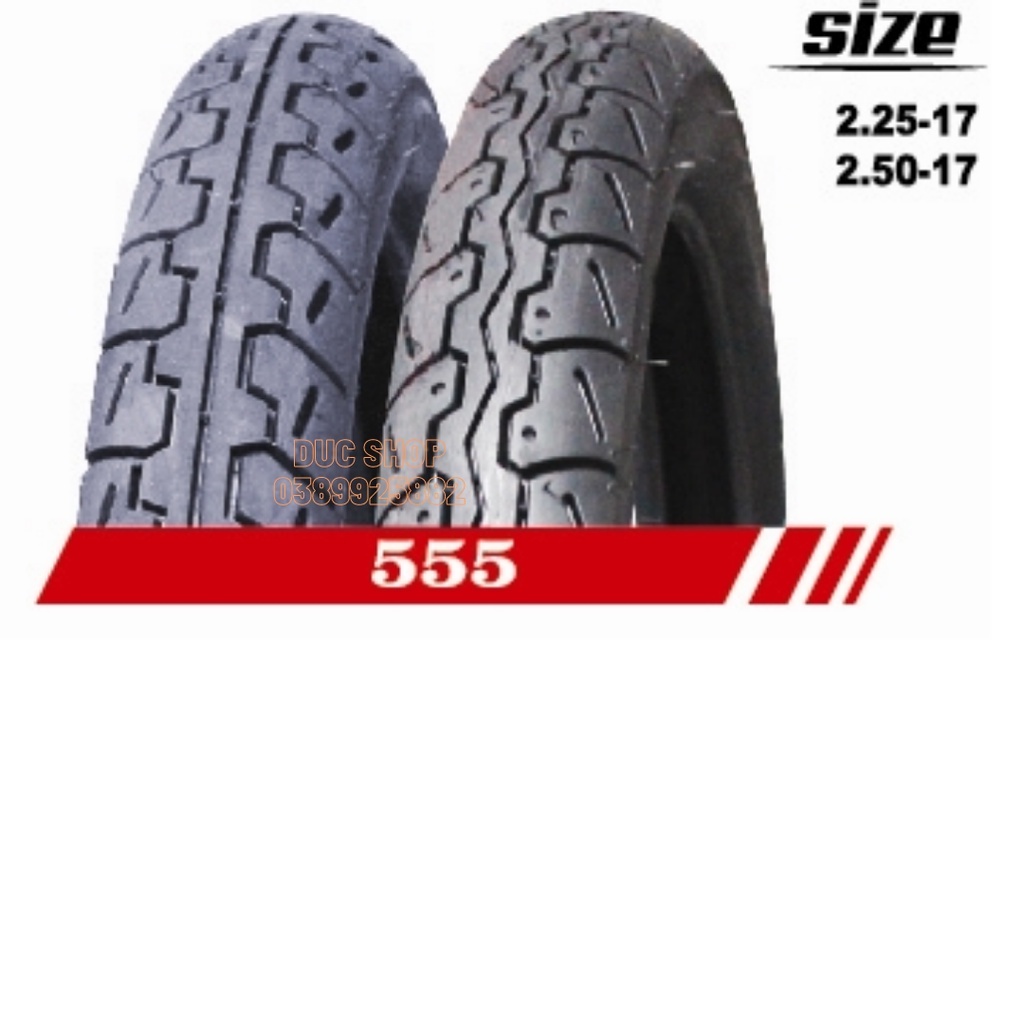 Lốp Cheetah Thái  Có Săm Xe Wave 2.25-17 & 2.50-17