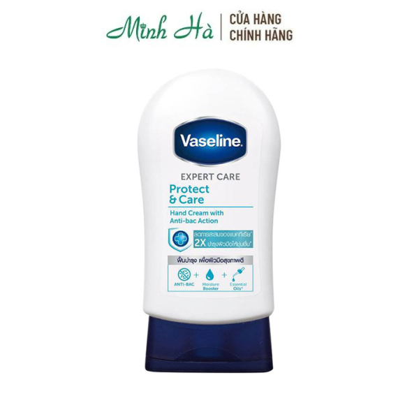 Sữa dưỡng da tay Vaseline Expert Care Protect & Care Hand Cream With Anti-Bac Action 85ml