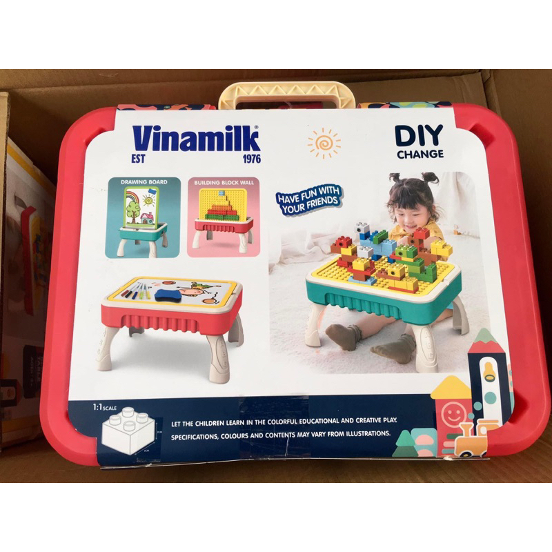 Bộ Bàn Học Lắp Ráp Lego - HKM Vinamilk