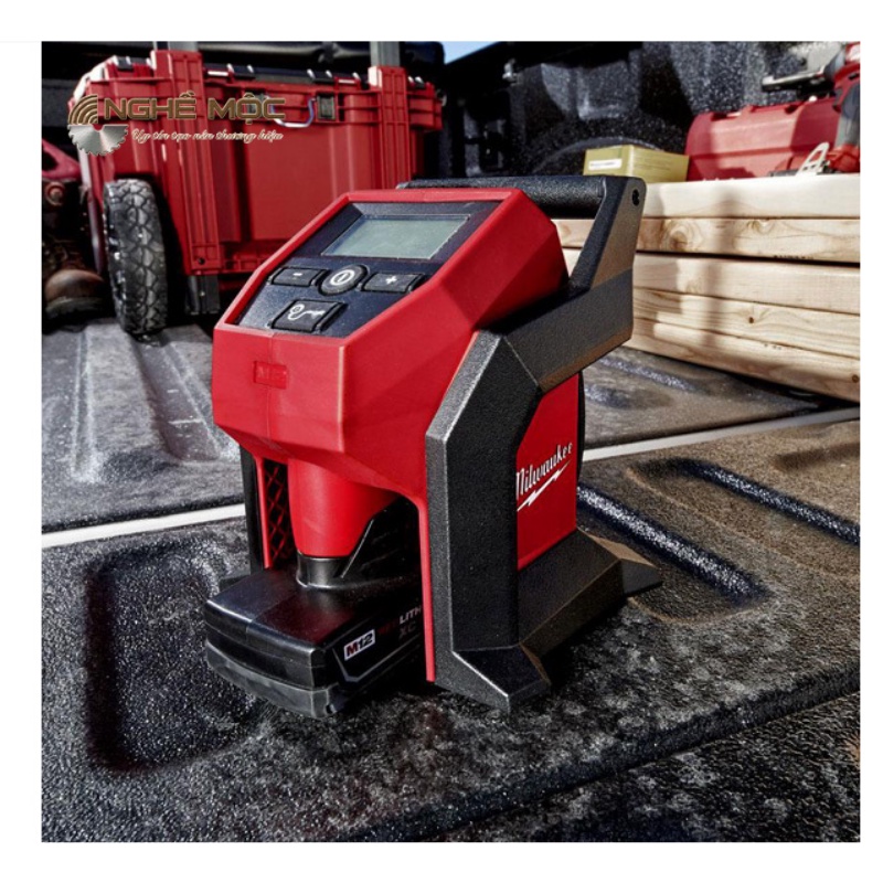 Máy bơm hơi milwaukee m12 bi-0 chính hãng bơm lốp oto - nghề mộc